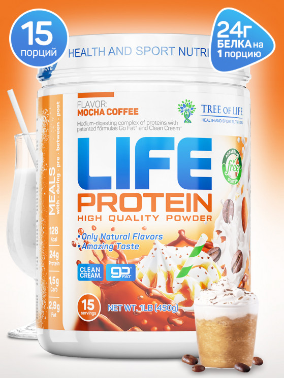 Life Protein Mocha Coffee 1lb