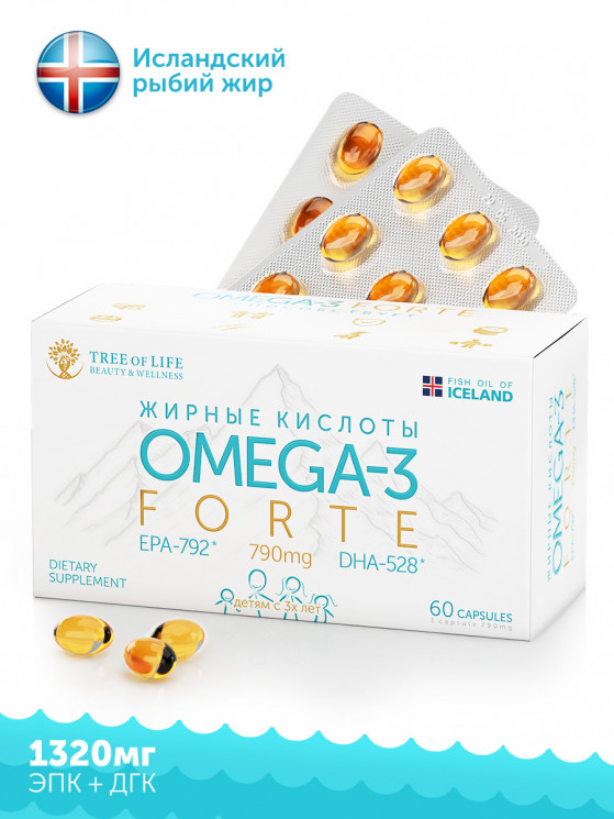 Omega 3 forte 60 capsules