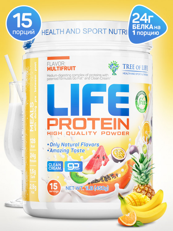 Life Protein Multifruit 1lb